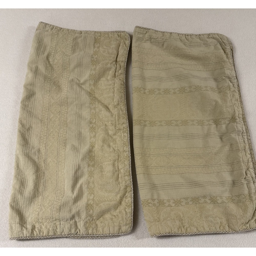 Vtg Ralph Lauren Shams  MARRAKESH Euro Browns‎ Neutrals Fair Condition Flaws